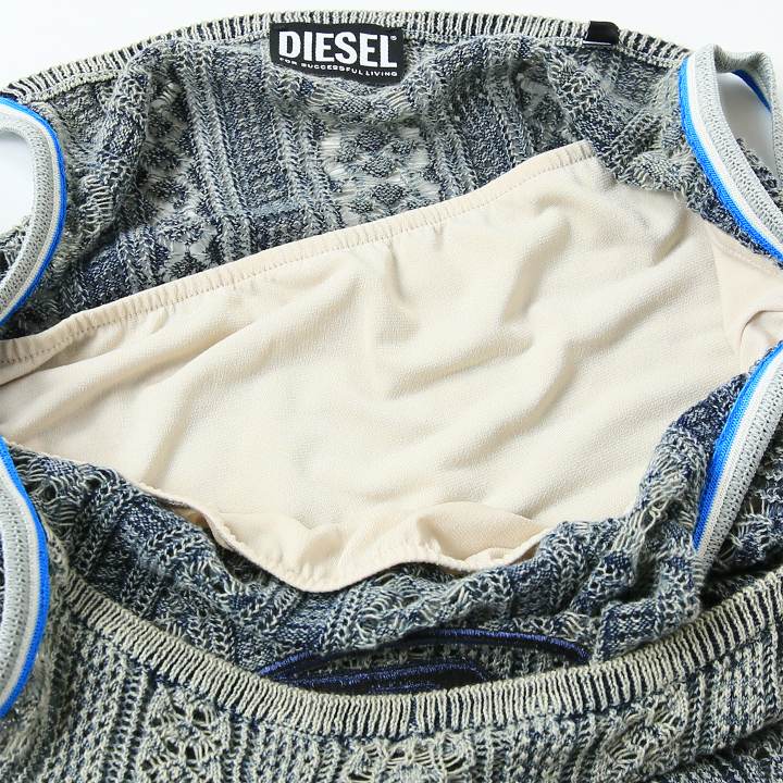 Qoo10] DIESEL ノースリーブロングワンピースドレス レデ