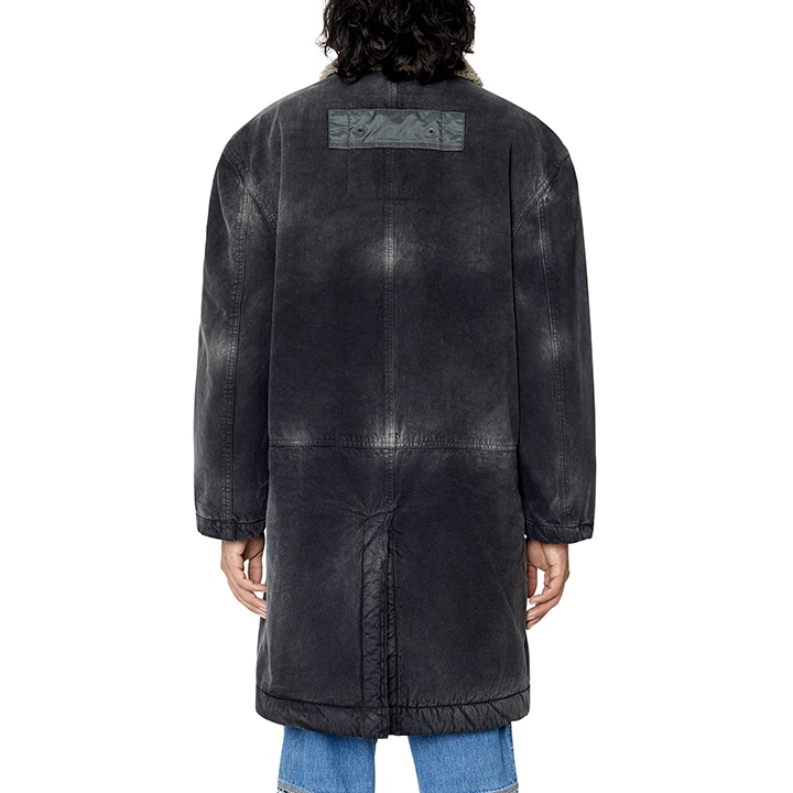 Qoo10] DIESEL 裏ボア中綿ロングコート メンズ W-HA